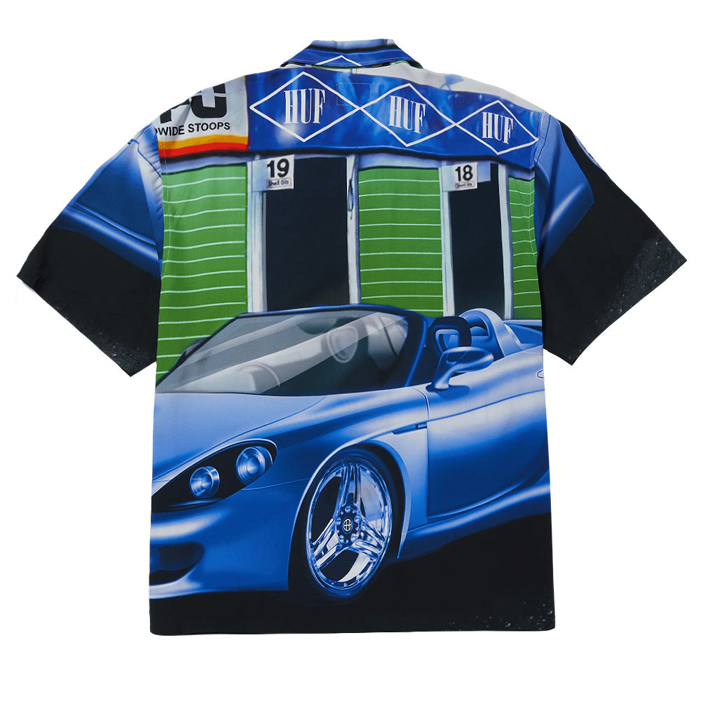 huf trophy s s resort shirt multi bu00208 multi