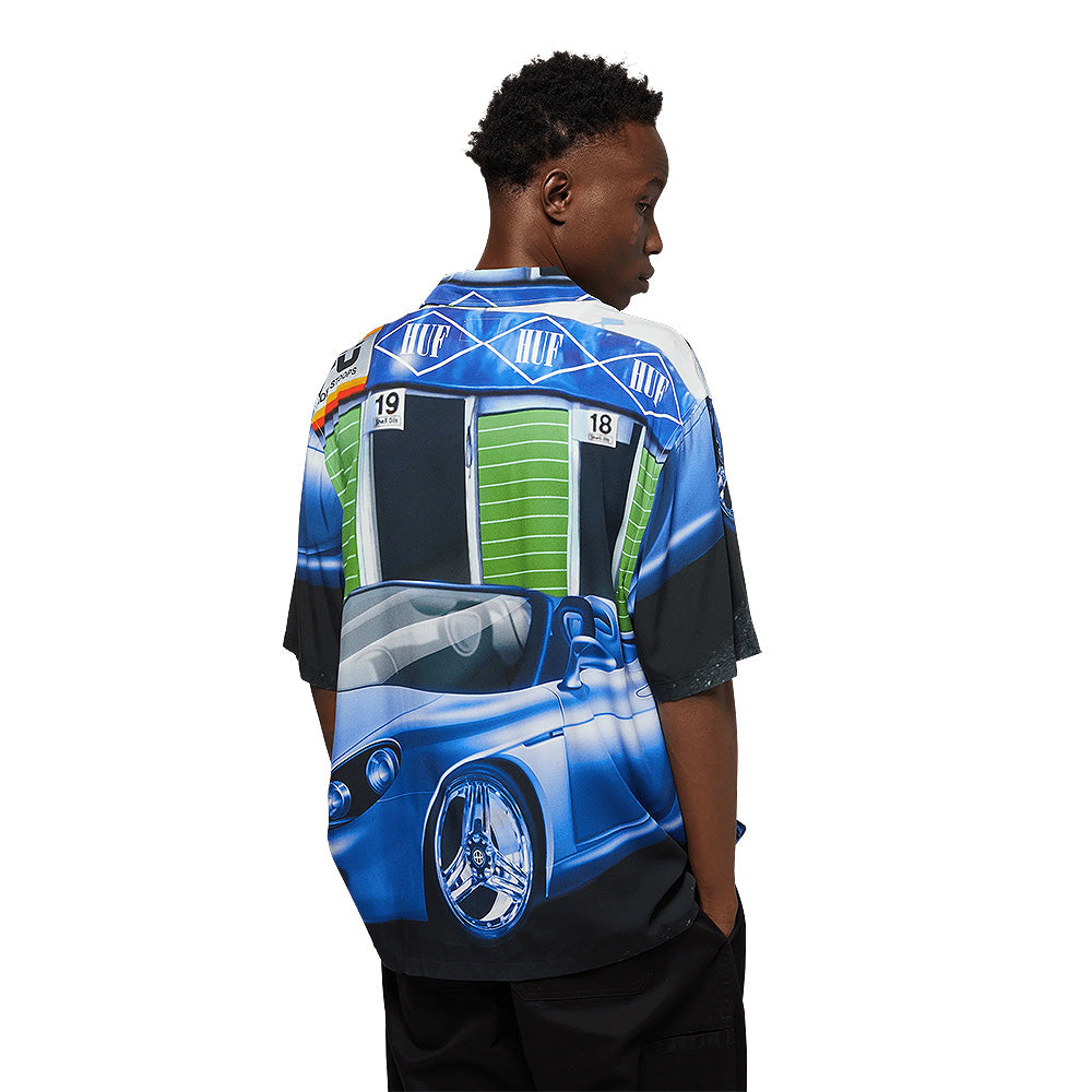 huf trophy s s resort shirt multi bu00208 multi