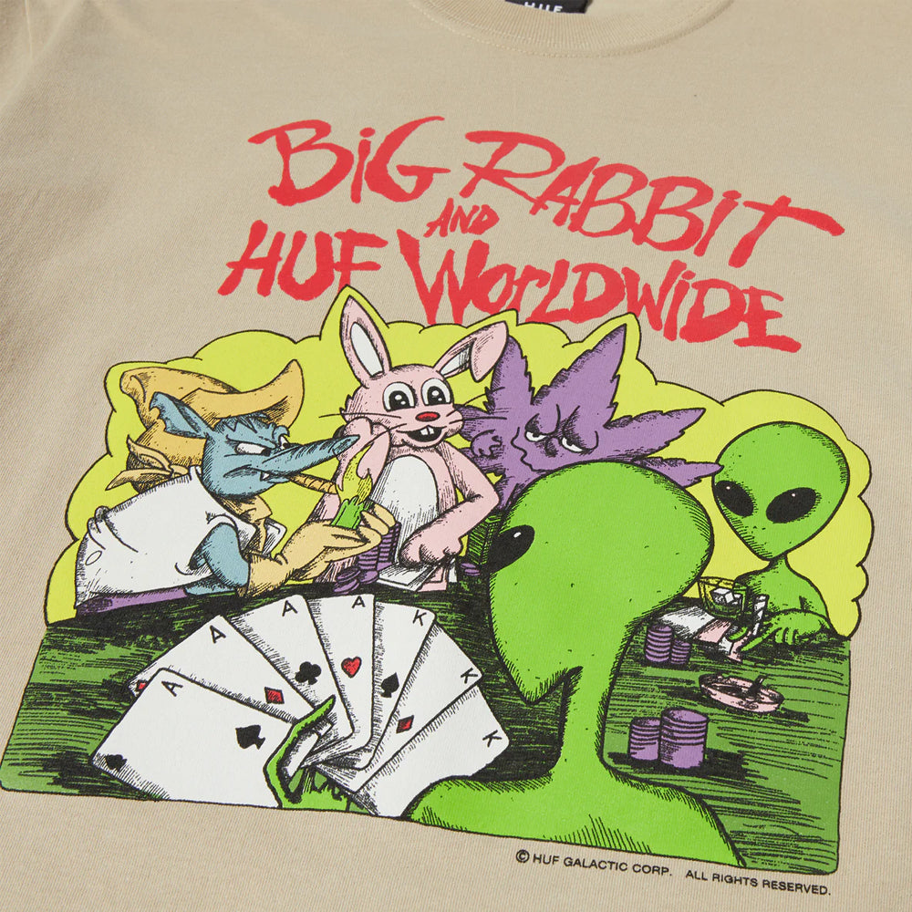 huf ts02160 x freddie gibbs high stakes t shirt clay