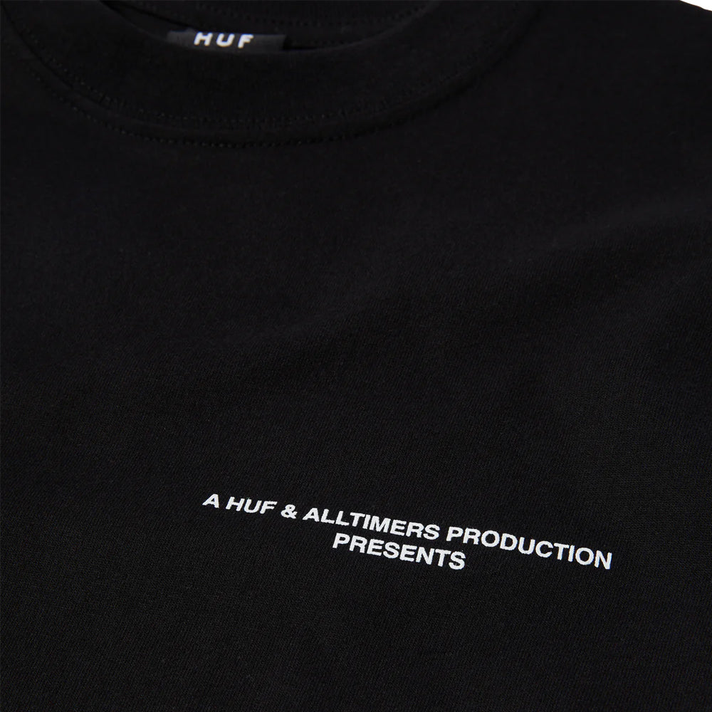 huf ts02248 huf x alltimers coast 2 coast t shirt black