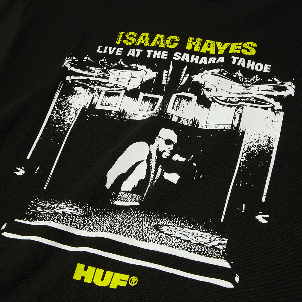 huf ts02540 x isaac tahoe heavyweight t shirt black
