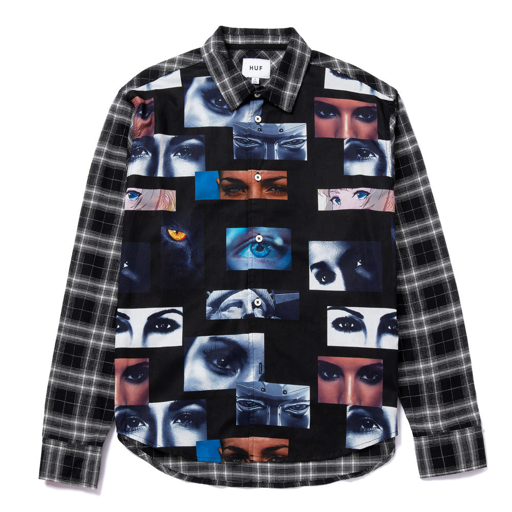 huf wbu0011 optic l s flannel black