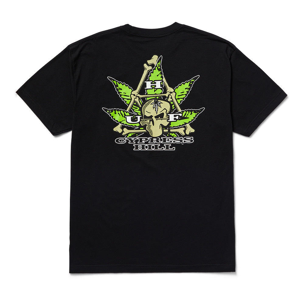 huf x cypress hill cypress triangle s s tee black ts02340 black