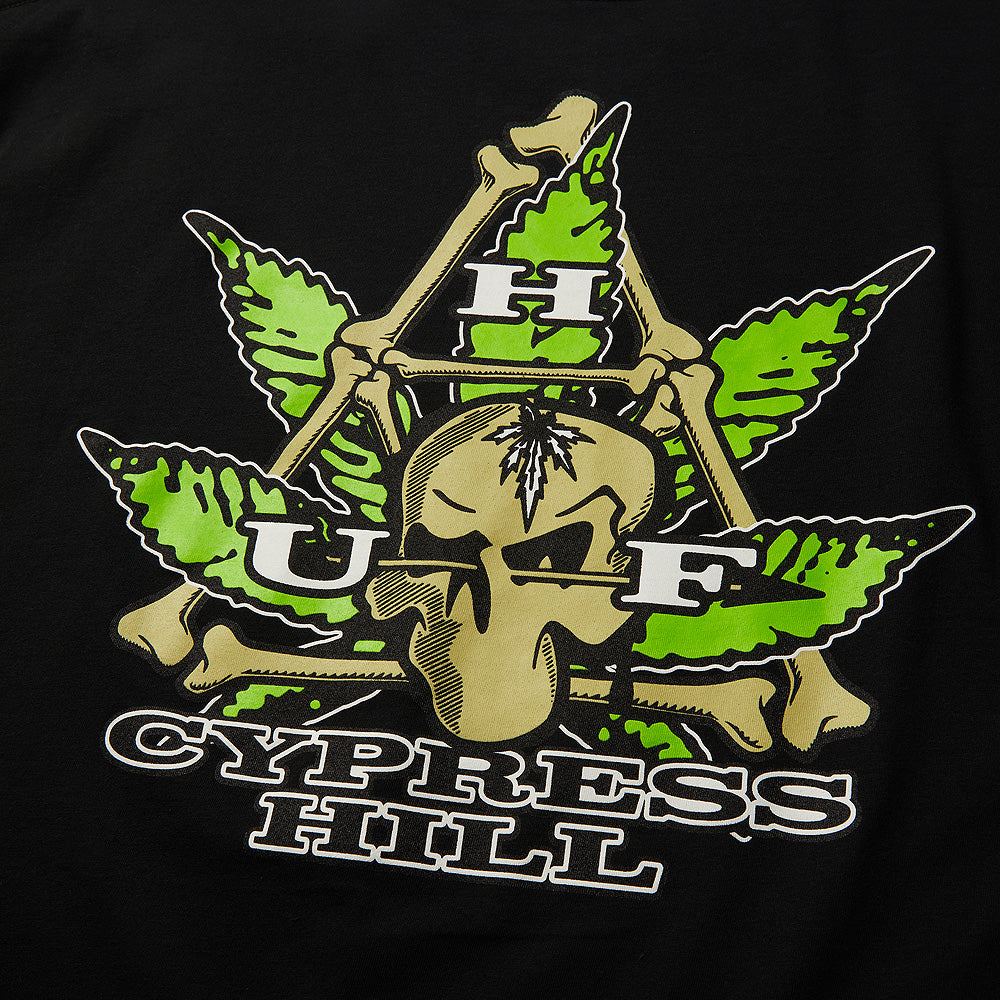huf x cypress hill cypress triangle s s tee black ts02340 black