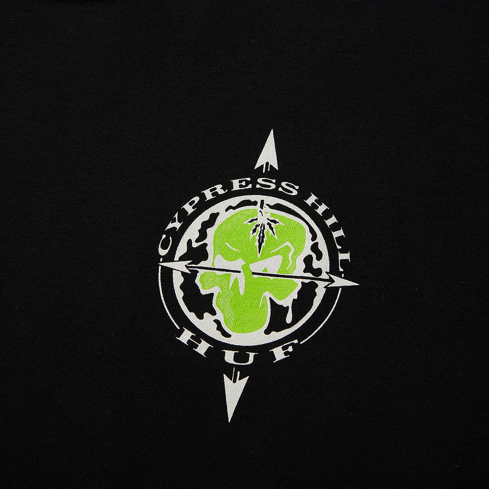 huf x cypress hill cypress triangle s s tee black ts02340 black