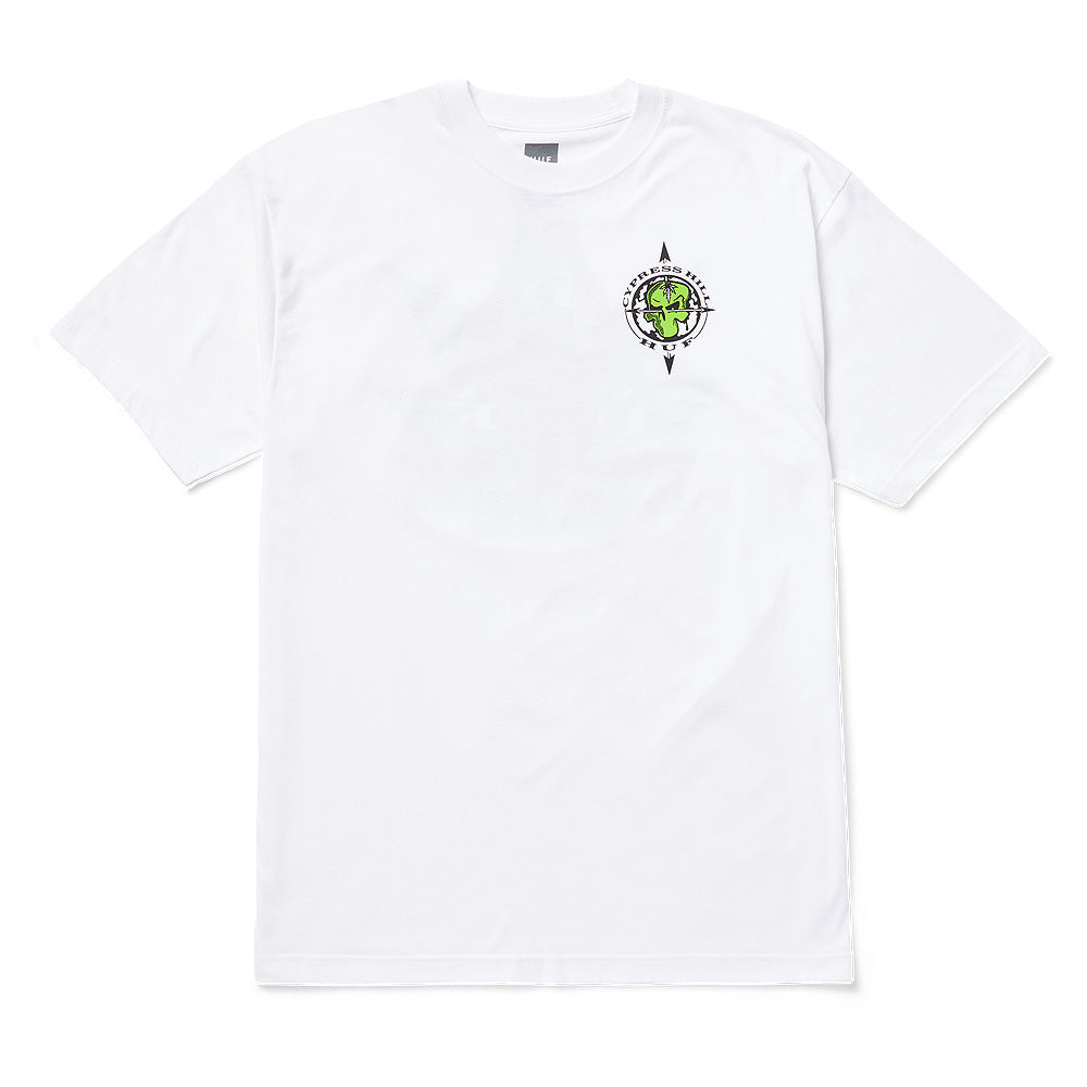 huf x cypress hill cypress triangle s s tee white ts02340 white