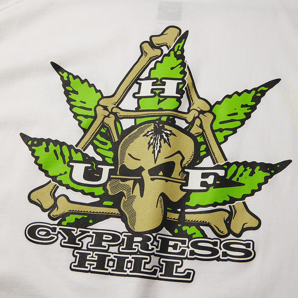 huf x cypress hill cypress triangle s s tee white ts02340 white