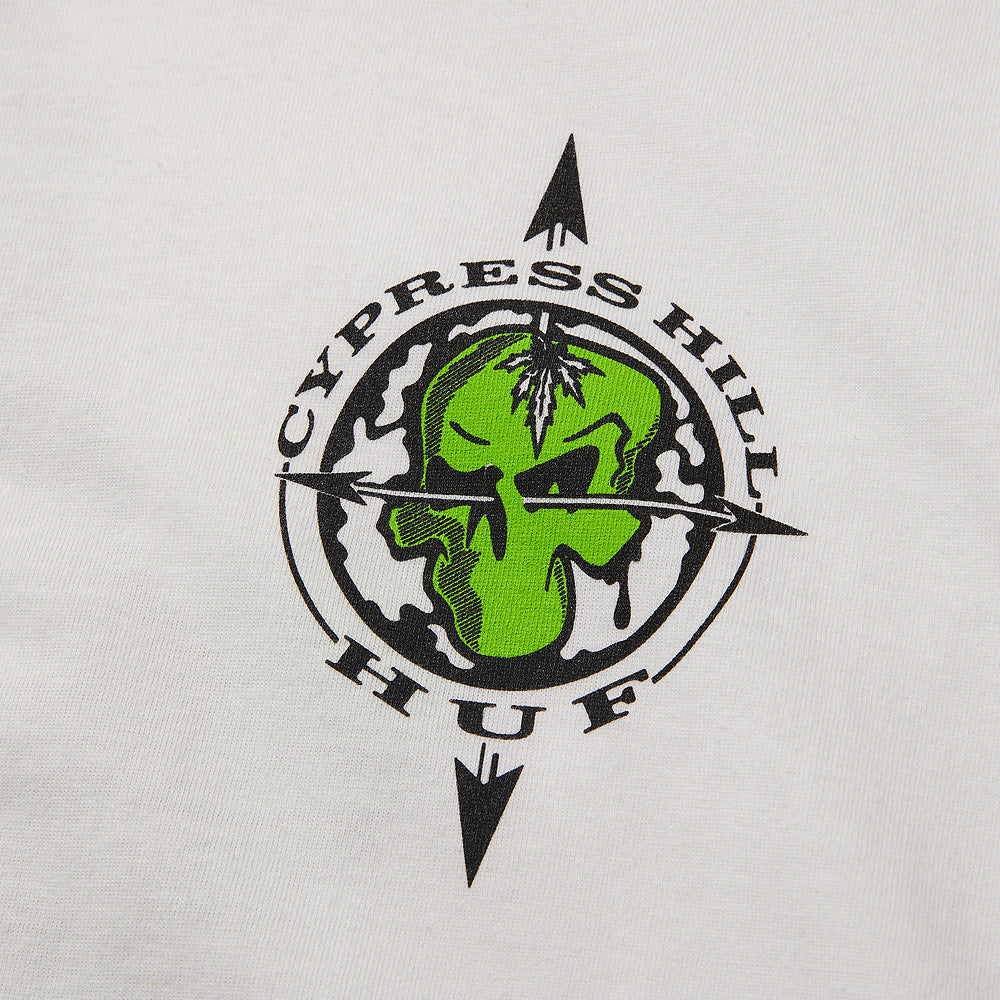 huf x cypress hill cypress triangle s s tee white ts02340 white