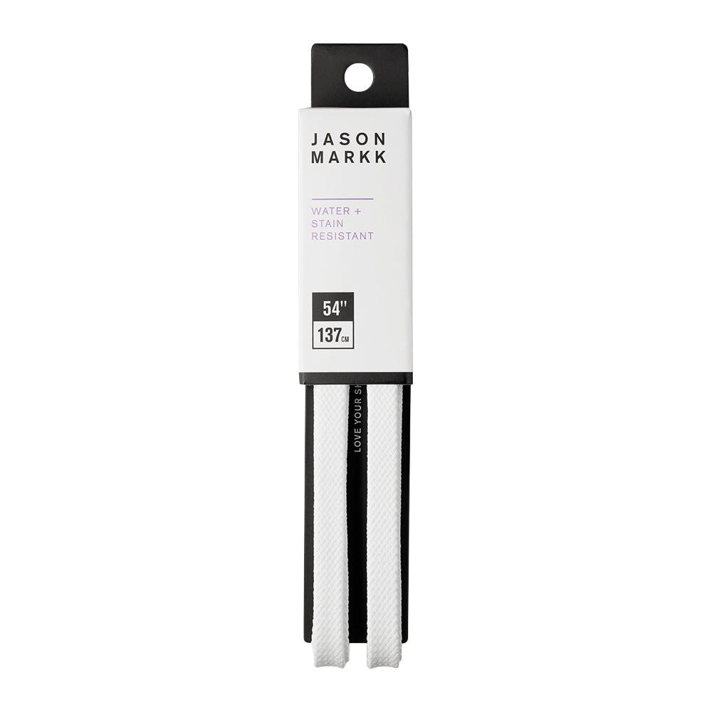 jason markk 104001 shoelace flat white