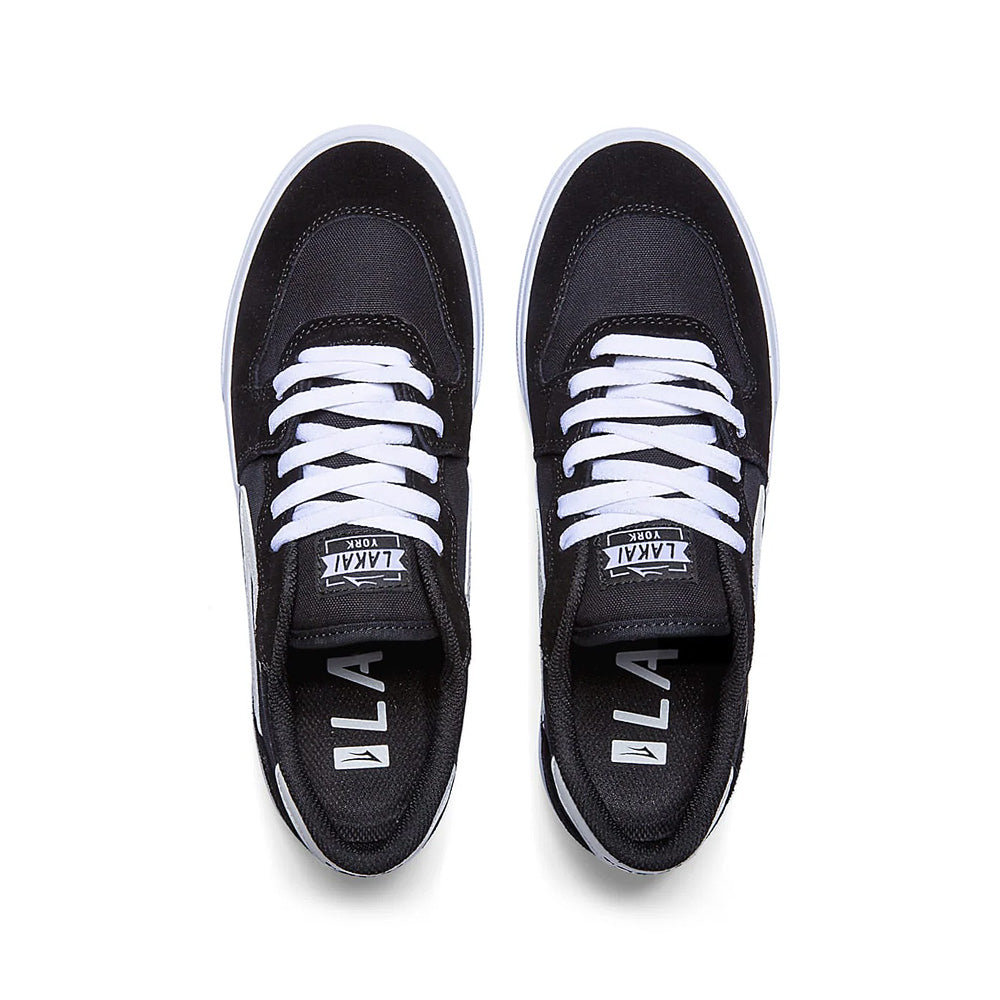 lakai ms3240236a00 bkwts york black white suede