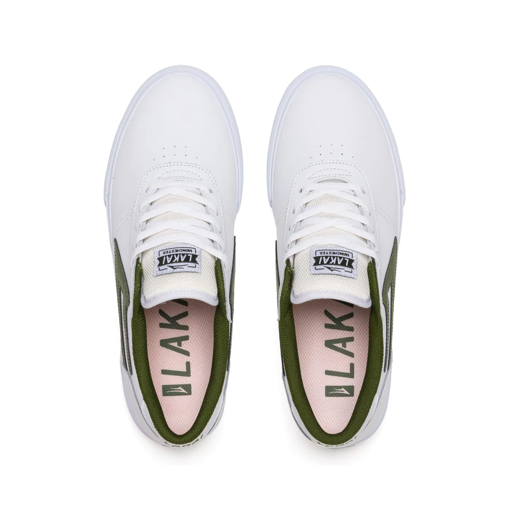 lakai ms4230200a00 wholl manchester white olive leather