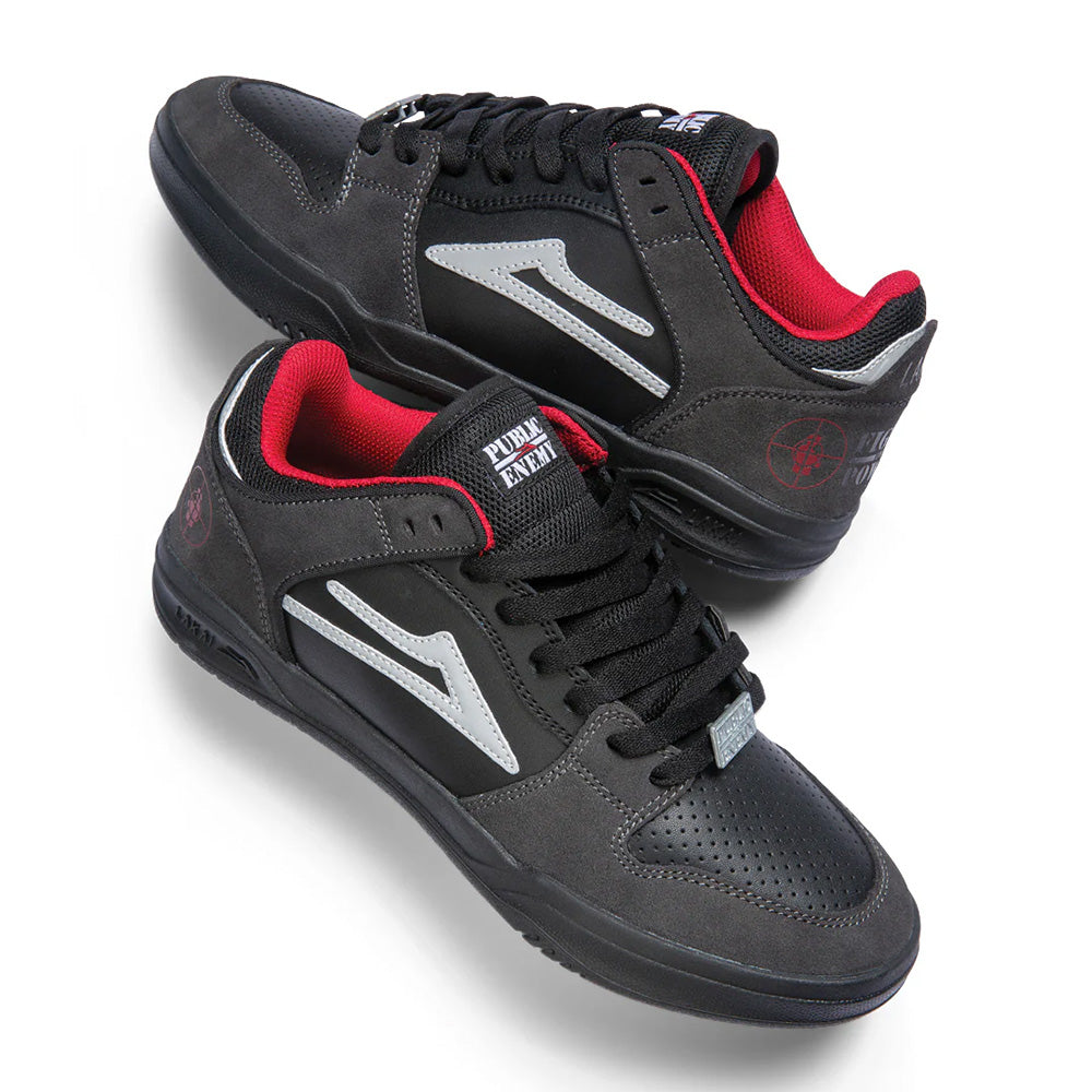 lakai ms4240262b00 lakai telford low blackcharcoal suede