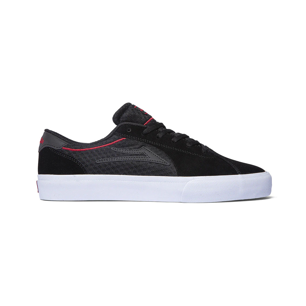 lakai x chocolate ms1240112a00 bkres flaco ii black red suede