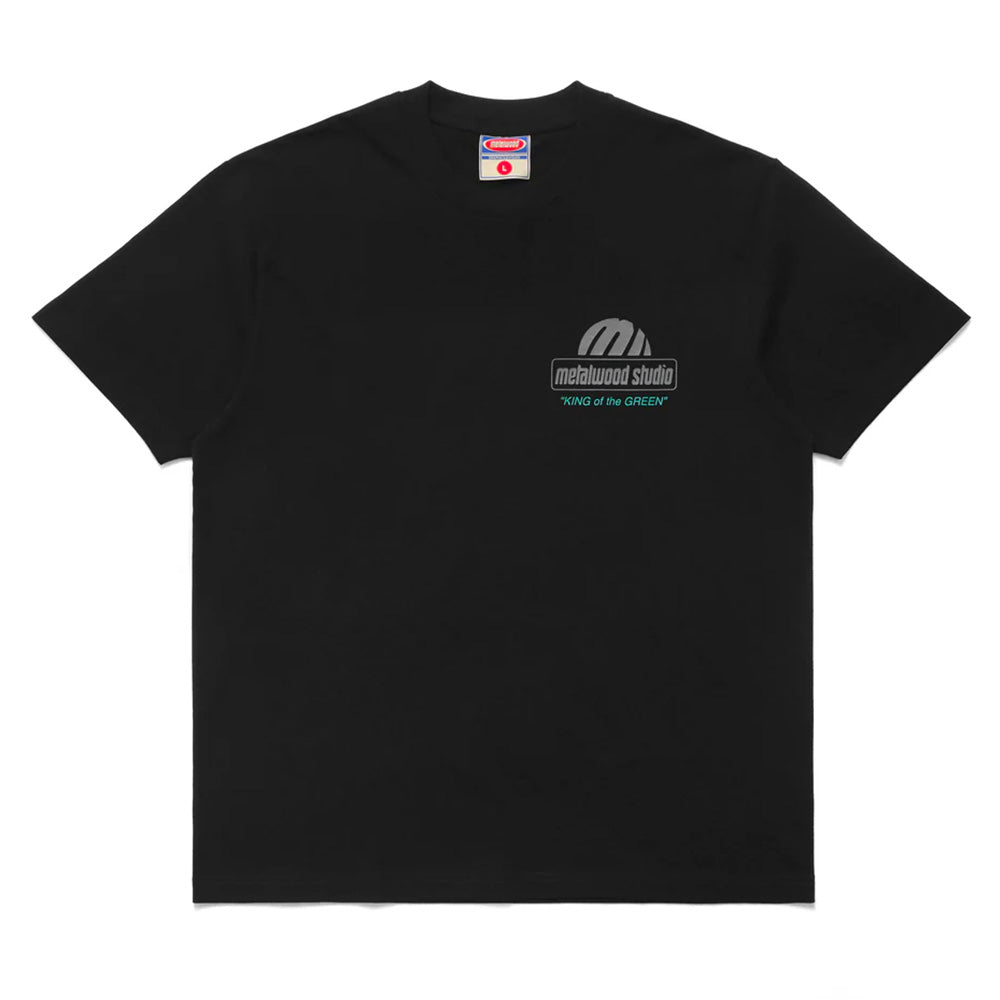 METALWOOD KING OF THE GREENS T-SHIRT // BLACK