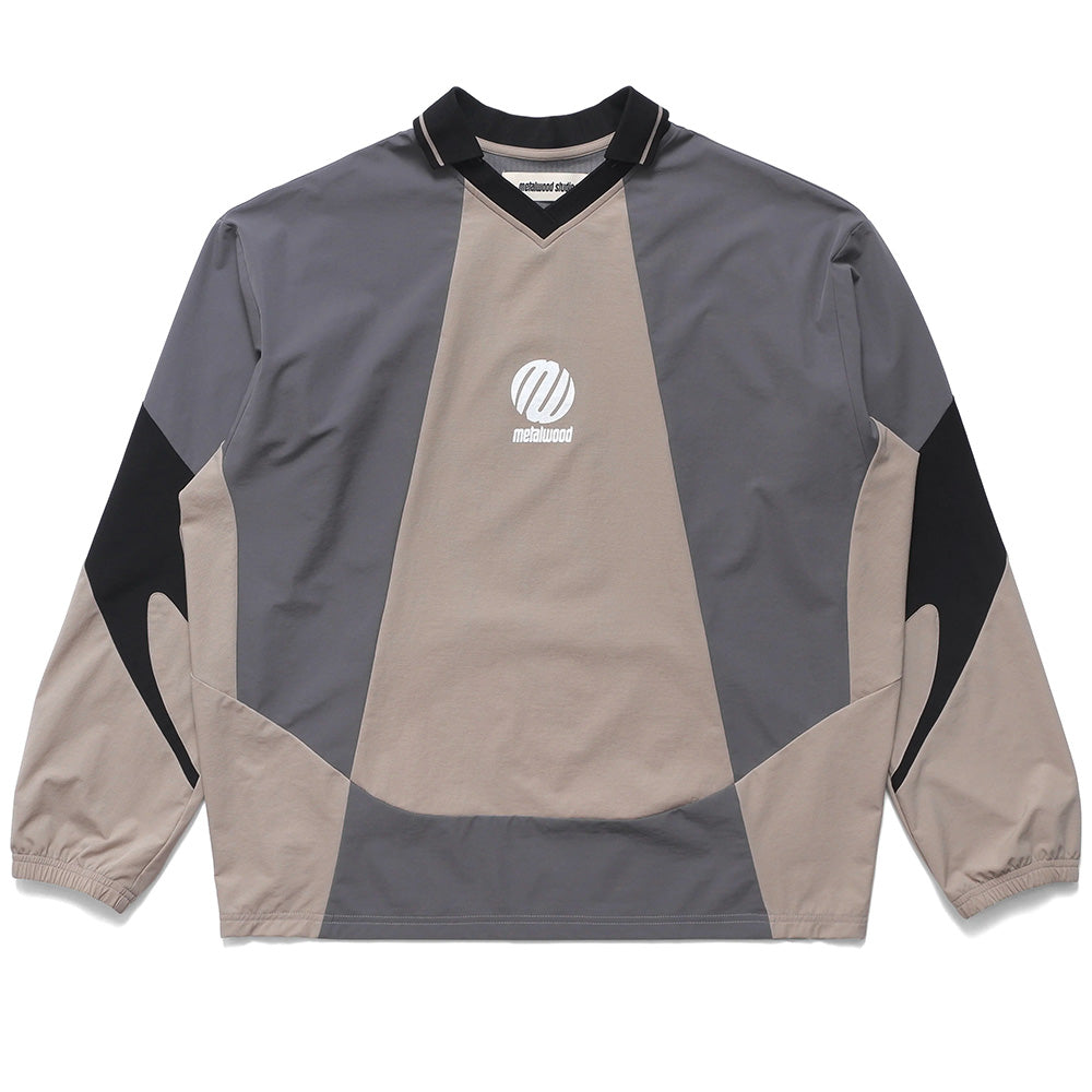 METALWOOD METALWOOD MACHINE LONGSLEEVE POLO // BLACK