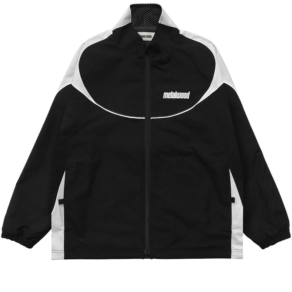 metalwood mws24 05 01 blk paneled track jacket black