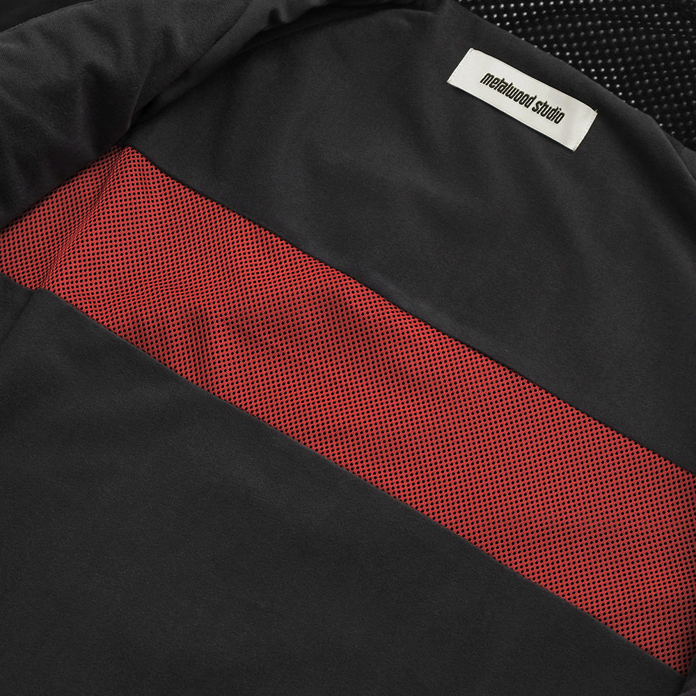 metalwood mws24 05 01 blk paneled track jacket black