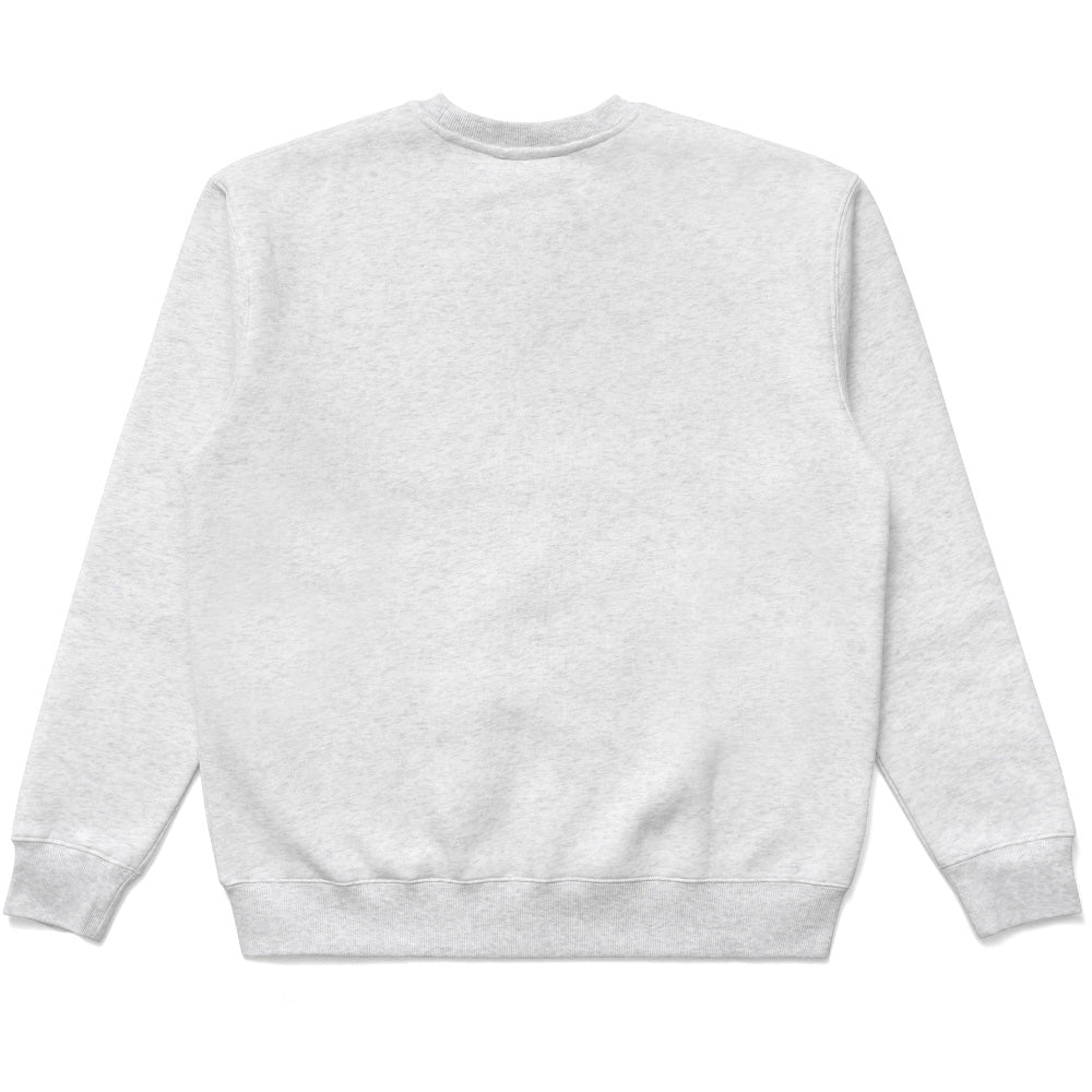 metalwood mws24 06 01 winning touch crewneck sweatshirt heather grey