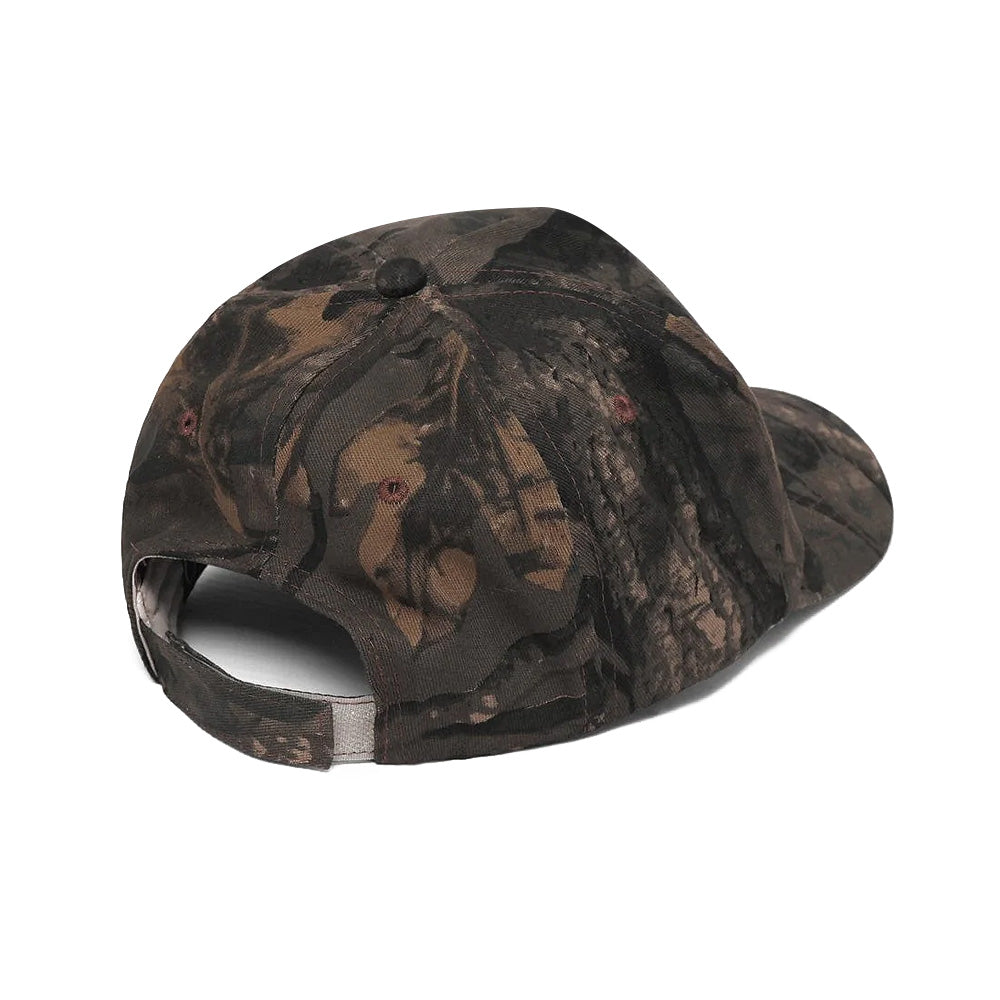 metalwood ms 25 01 10 rlc metal logo 5 panel hat real leaf camo