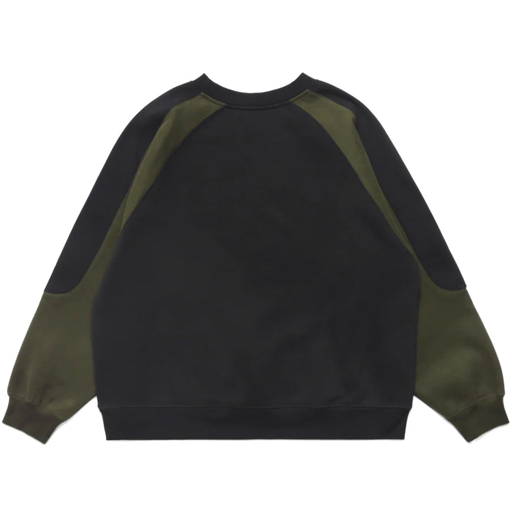 metalwood mws256 100 blk alien crewneck sweatshirt blackbrown