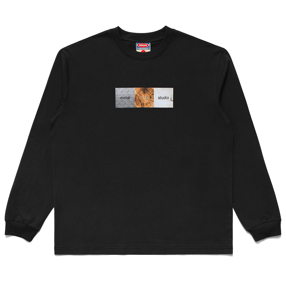 METALWOOD METALWOOD OBVIOUSLY LONGSLEEVE T-SHIRT // BLACK
