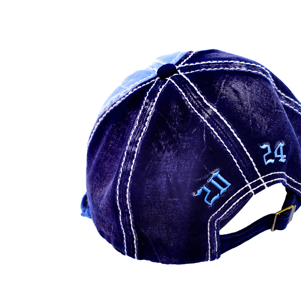 momes momes121 denim cap washed blue