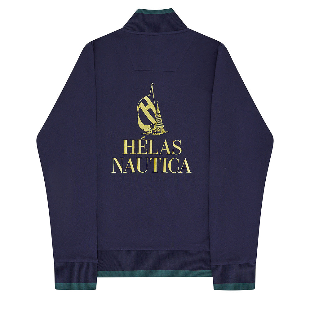 nautica x helas a04sxd1swtqtr01 quarter zip navy