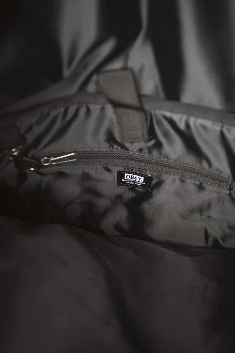 obey 100010061 revolt rolltop bag black