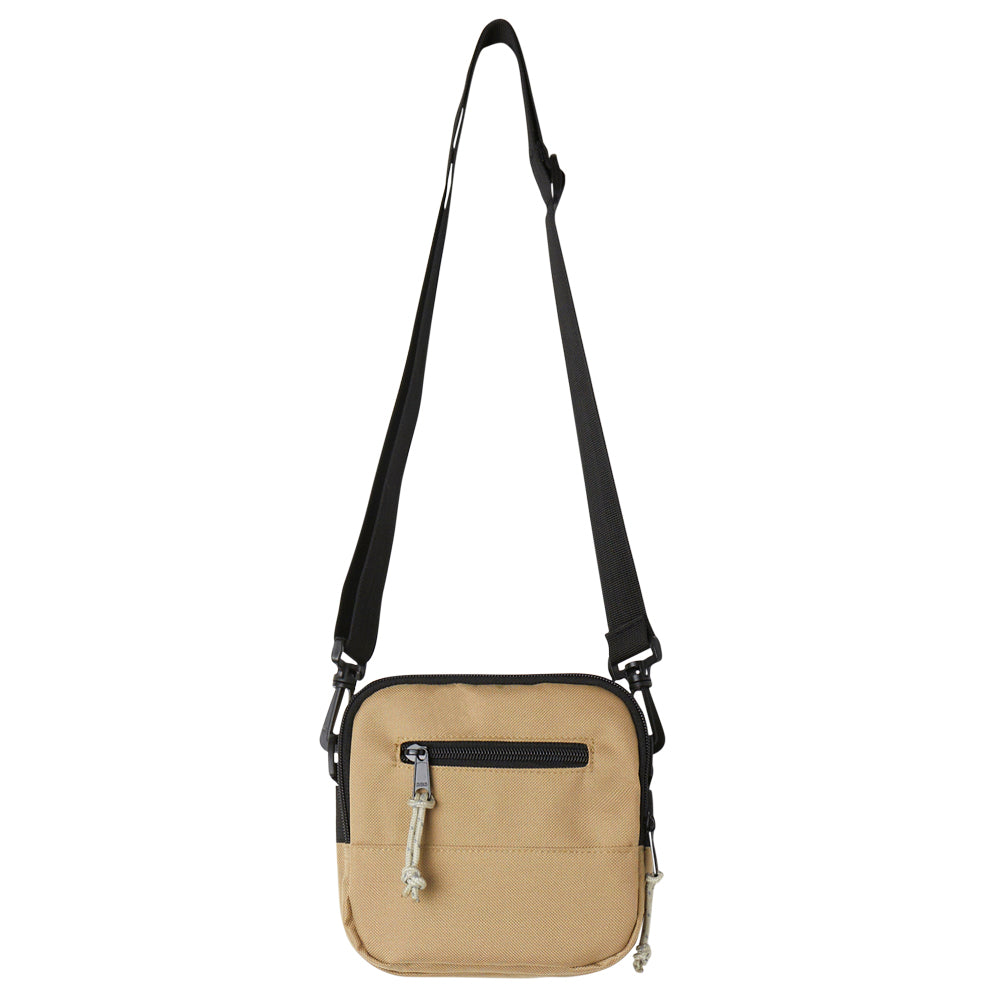 obey 100010150 obey small messenger bag caramel brown