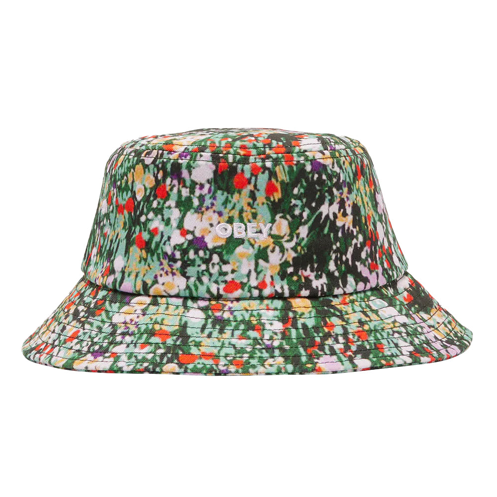obey 100140443 garden bucket hat green multi