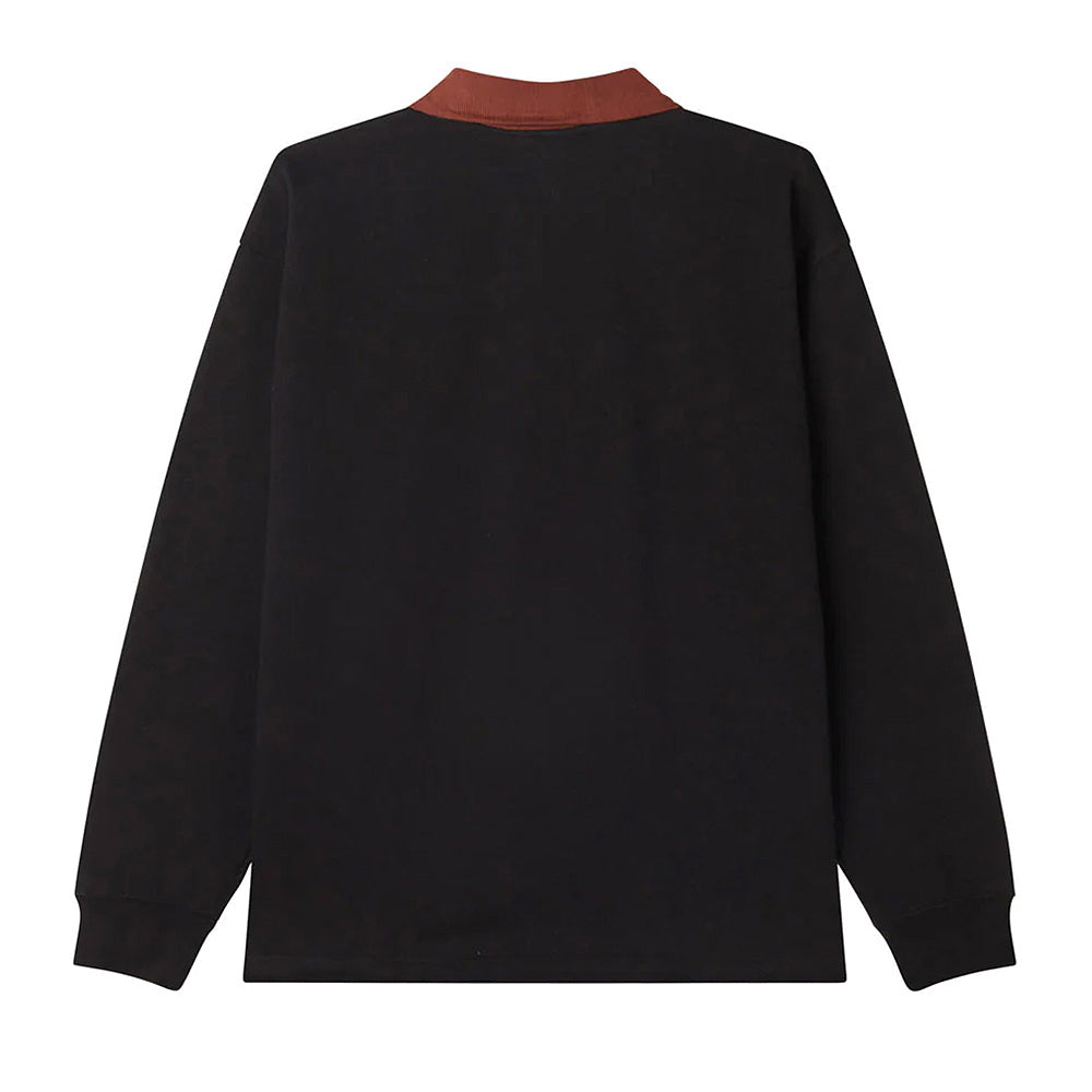 obey 111620095 palo fleece polo blk black
