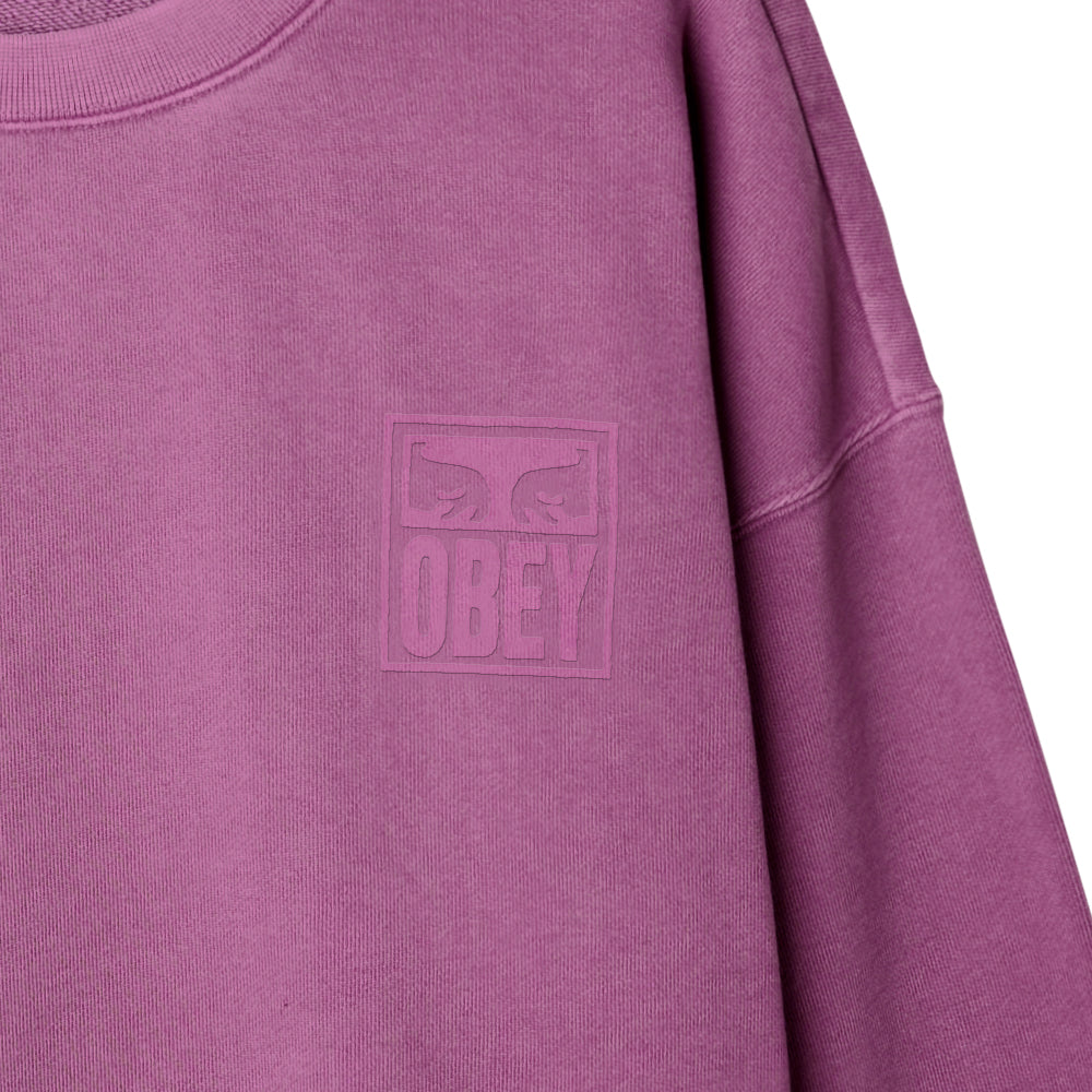 obey 112480147 pigment obey eyes icon extra heavy crew pigment dewberry