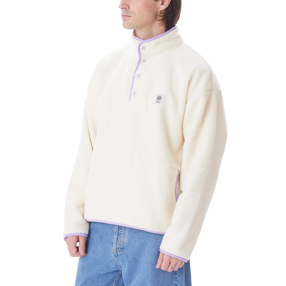 obey 121800538 rays mockneck unbleached