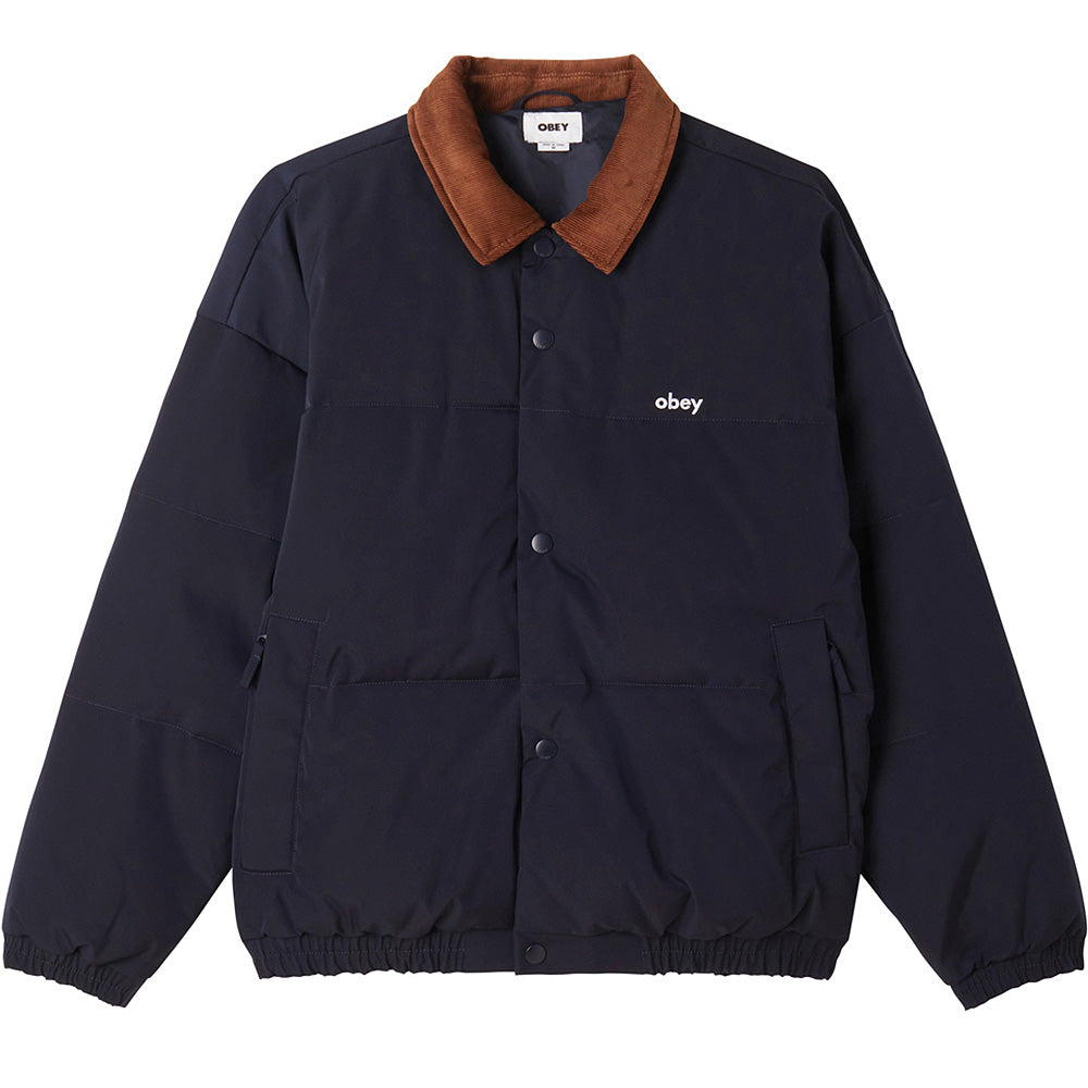 obey 121800585 whispers jacket dnv dark navy