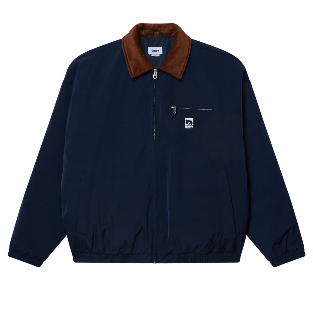 obey 121800601 elysian jacket dark navy