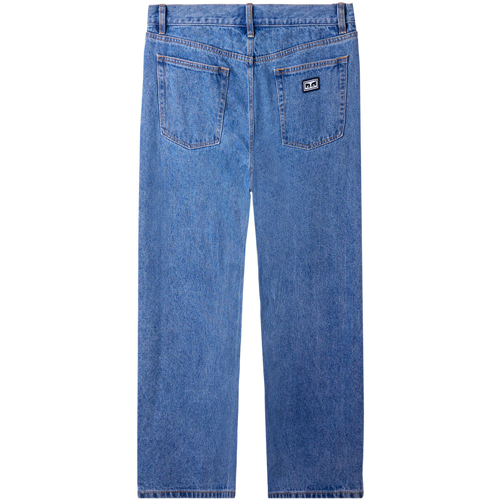 obey 142010077 hardwork denim light indigo