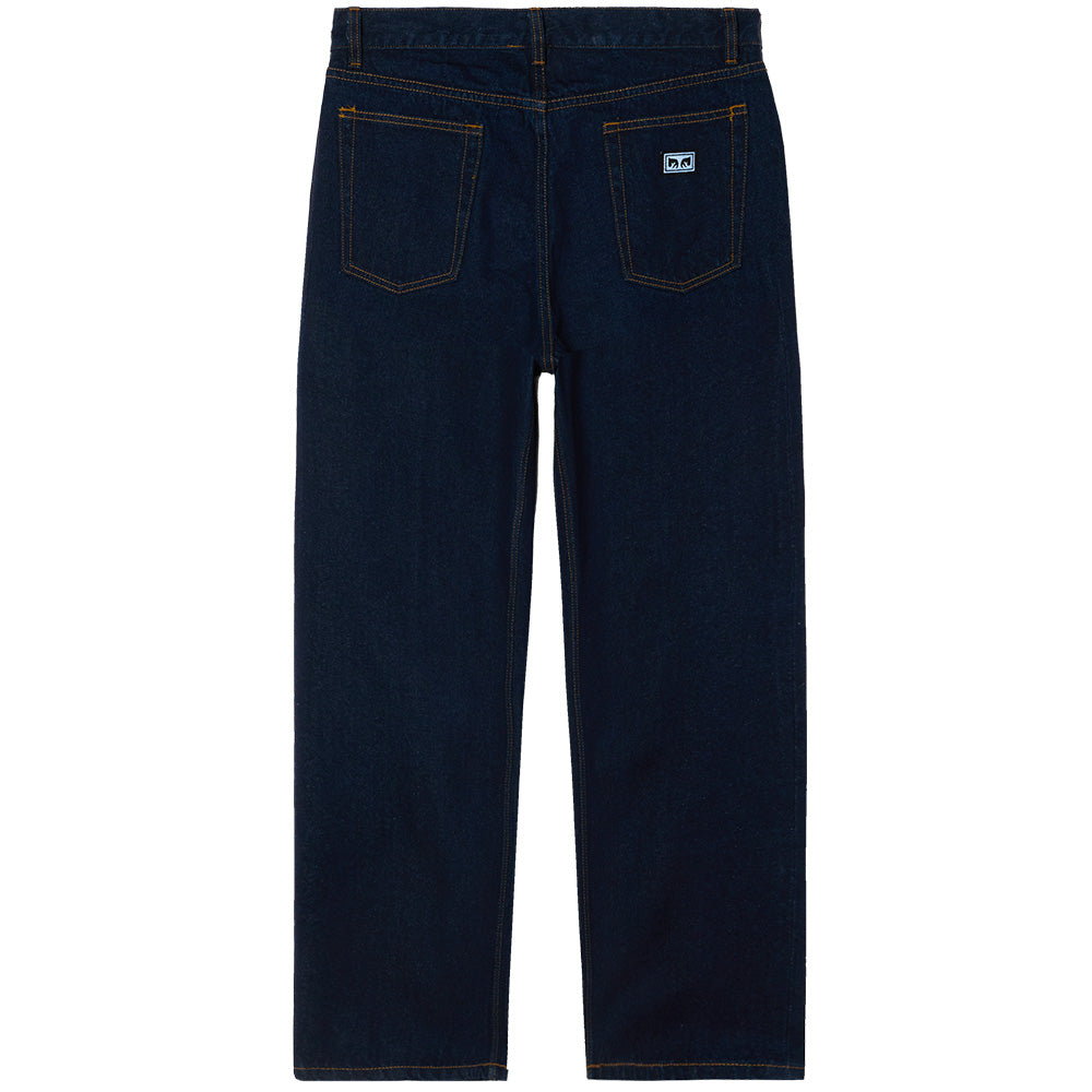 obey 142010077 hardwork denim rinse indigo