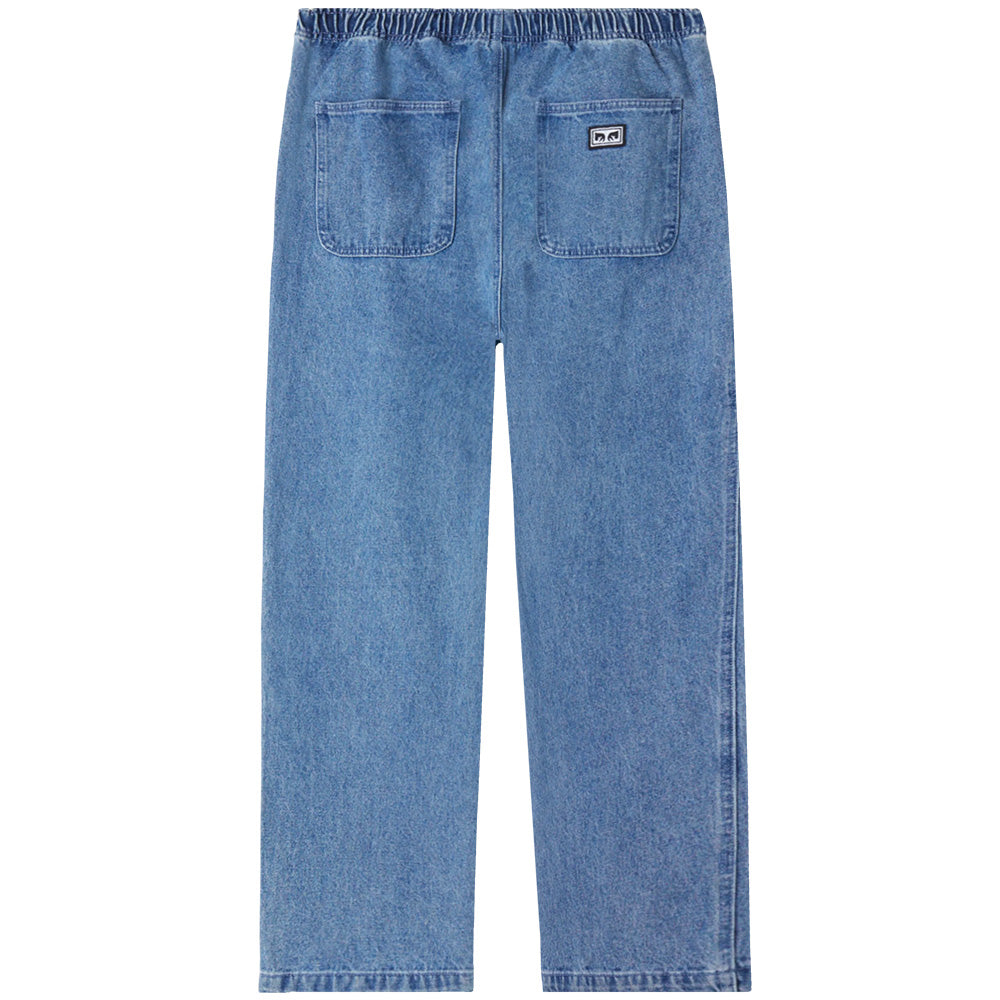 obey 142010079 easy denim pant light indigo