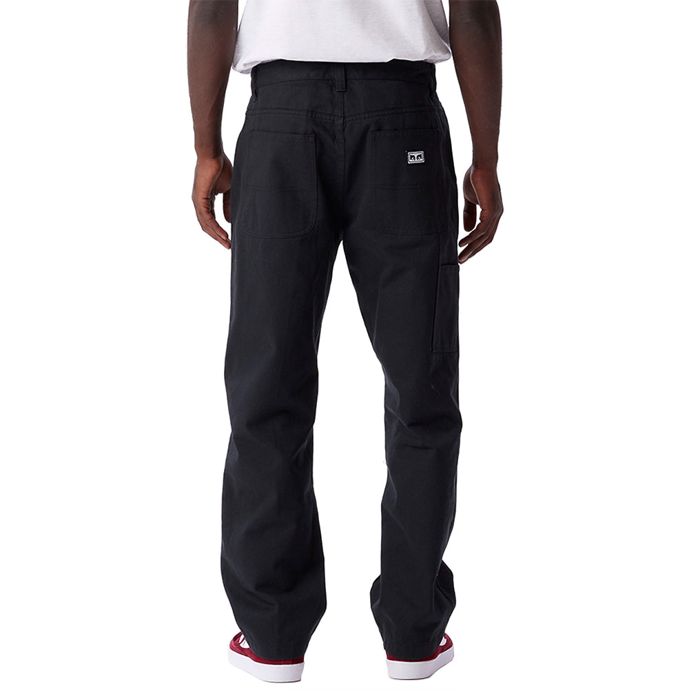 obey 142020184 hardwork carpenter pant blk black