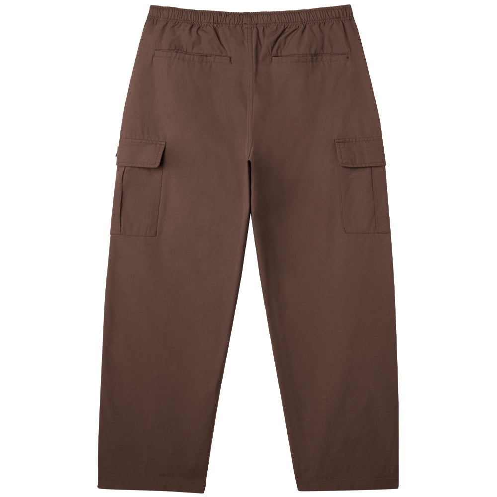 obey 142020196 easy ripstop cargo pant dark brown