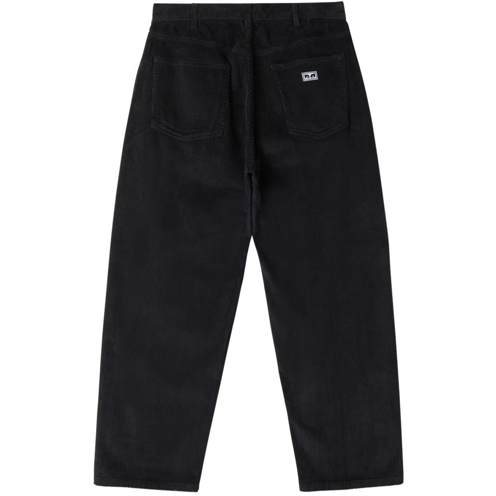 obey 142020218 bigwig baggy corduroy pant digital black