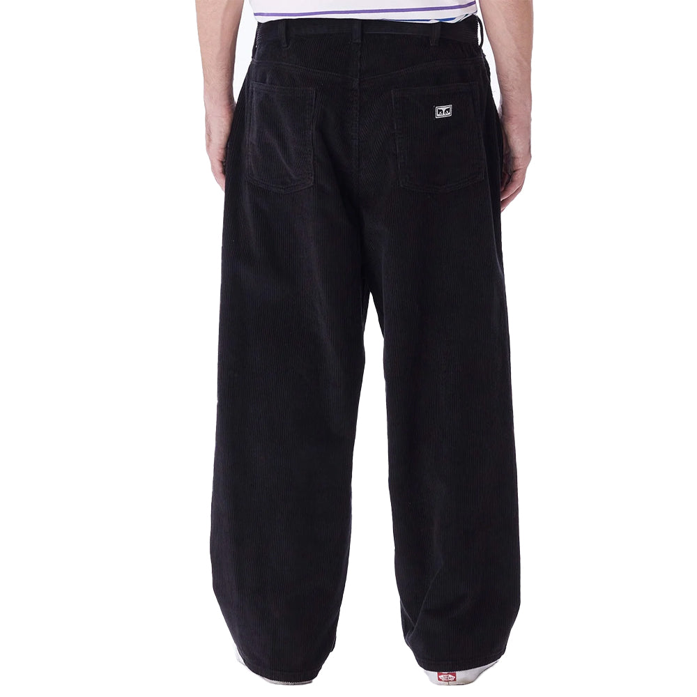 obey 142020218 bigwig baggy corduroy pant digital black