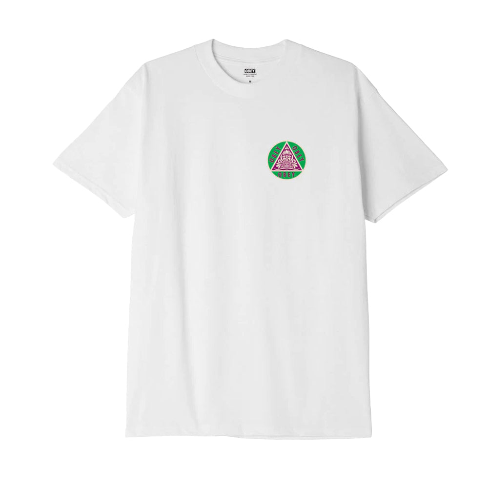 obey 165263598 obey pyramid tee white