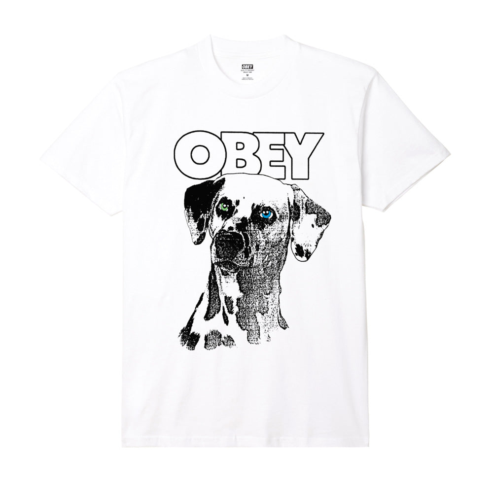 obey 165263923 dalmation tee wht white