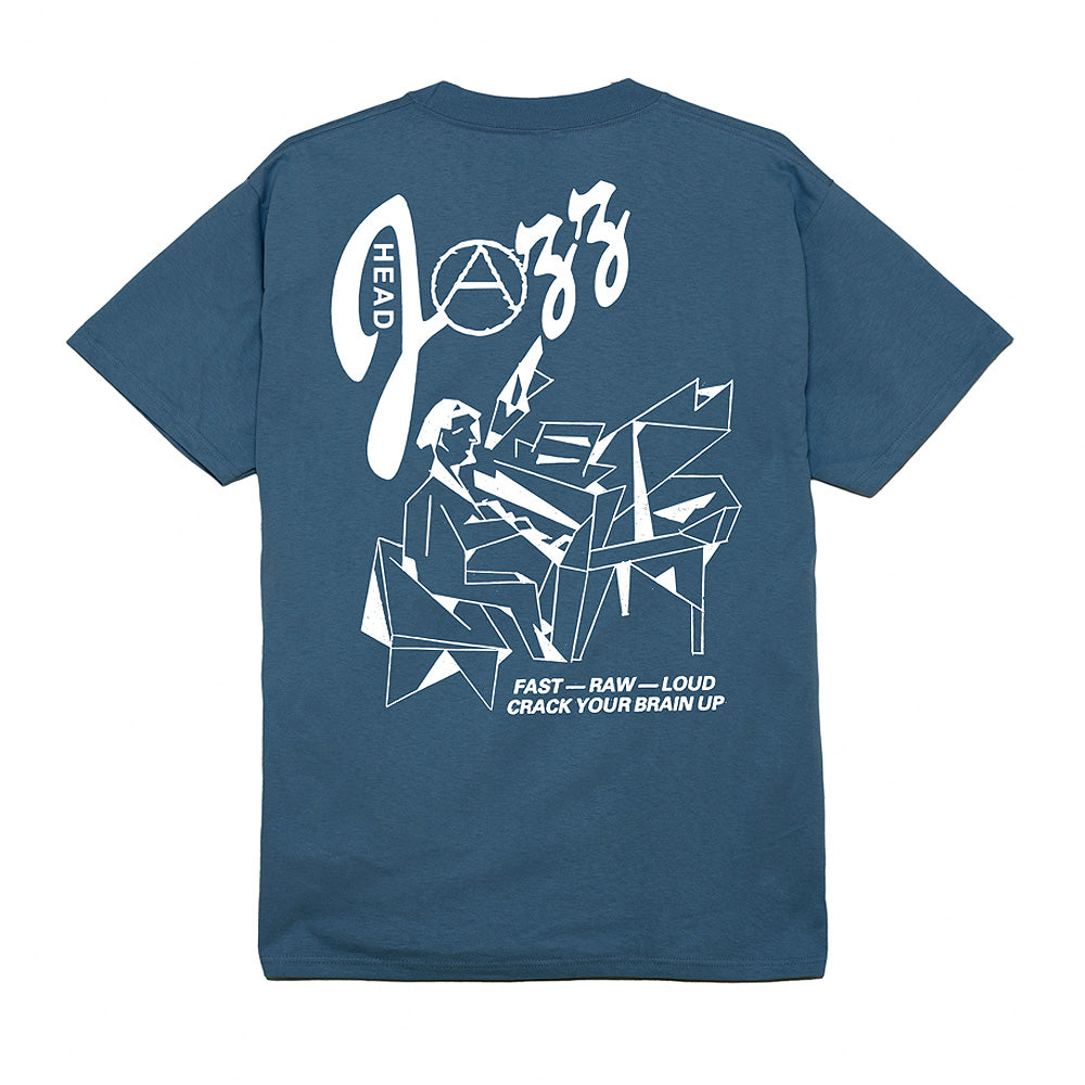 obey 165263932 jazz head tee hbu harbor blue