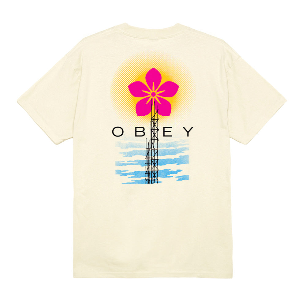 OBEY OBEY ELEVATED POWER TEE // CREAM
