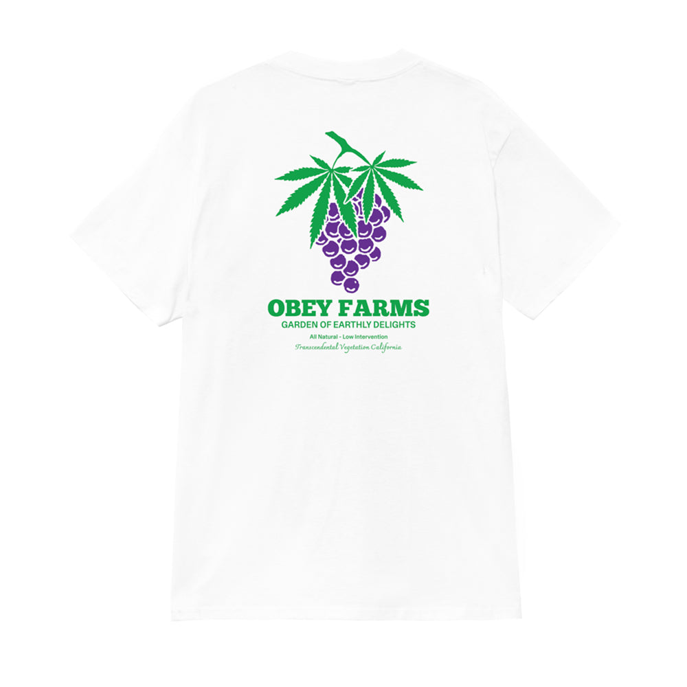 obey 165264122 farms tee white