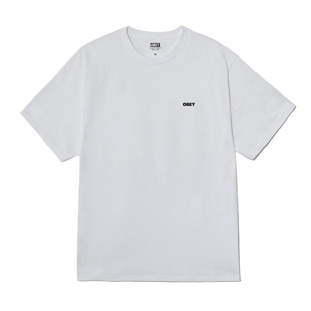 obey 165264330 make art third eye tee shirt white