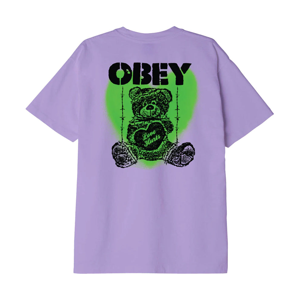 obey 166913573 obey love hurts heavyweight tee digital lavender