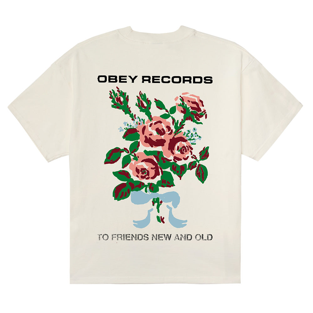 obey 168024360 to new friends and old tee shirt vintage white